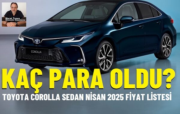 Toyota Corolla Nisan 2024.
