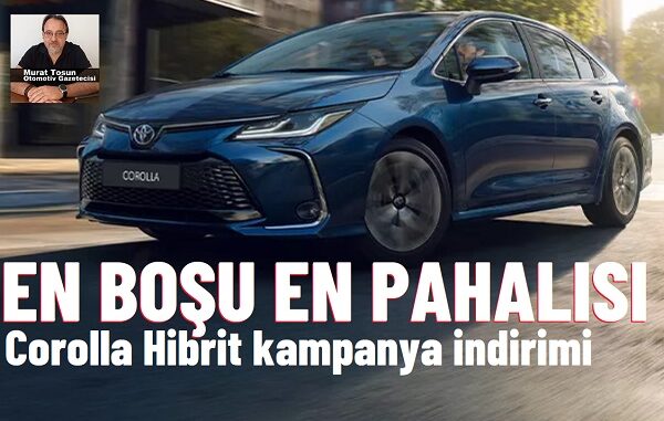Toyota Corolla Hibrit indirim
