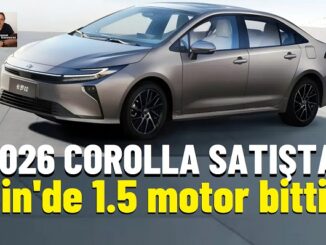 2026 Toyota Corolla Sedan Fiyat Listesi