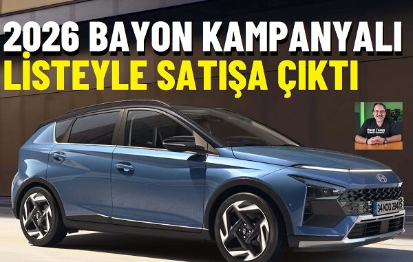 2026 Hyundai Bayon Fiyat Listesi