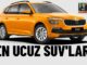 En ucuz SUV Mayıs 2026