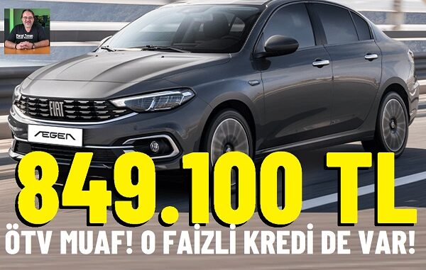 ÖTV muafiyetli arabalar Fiat Egea